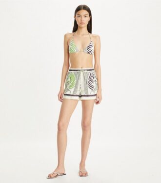 Printed Linen Camp Short Printed Linen Camp Short