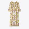 Printed Linen Gauze Caftan