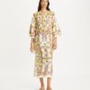 Printed Linen Gauze Caftan