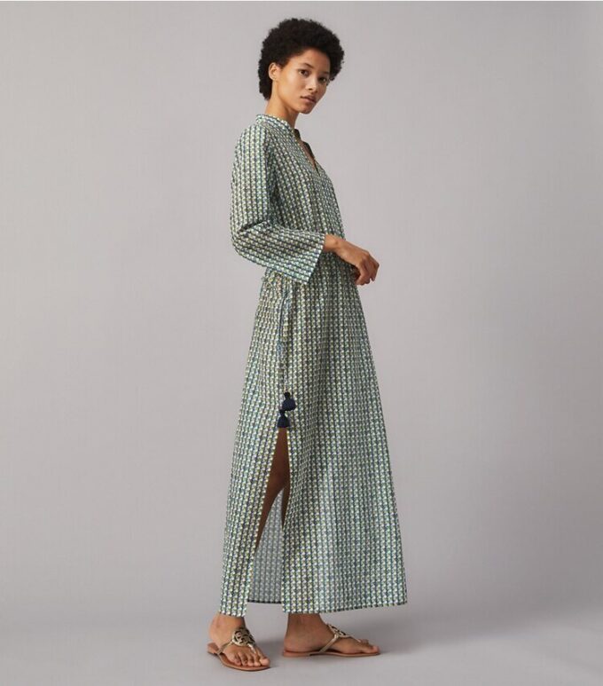 Printed Long Caftan