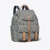 Printed Nylon Flap Backpack