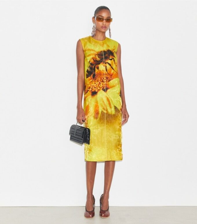 Printed Organza Dress Printed Organza Dress
