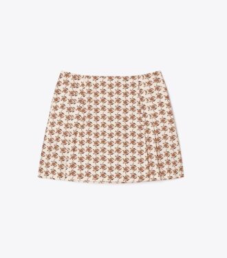 Printed Poplin Skort Printed Poplin Skort