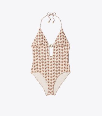 Printed Ring One-Piece Swimsuit Printed Ring One-Piece Swimsuit