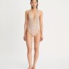 Printed Ring One-Piece Swimsuit