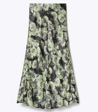 Printed Satin Skirt Printed Satin Skirt