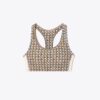 Printed Side-Stripe Racerback Bra Printed Side-Stripe Racerback Bra