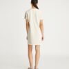 Printed Silk Front T-Shirt Dress Printed Silk Front T-Shirt Dress