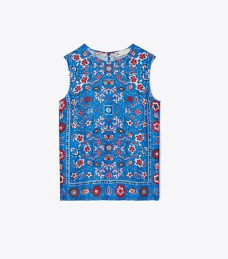 Printed Silk Shell Printed Silk Shell