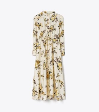 Printed Silk Shirtdress Printed Silk Shirtdress
