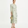 Printed Silk Shirtdress Printed Silk Shirtdress
