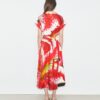 Printed Silk Twill Shirtdress Printed Silk Twill Shirtdress