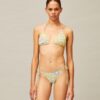 Printed String Bikini Top