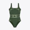 Printed Tank Swimsuit
