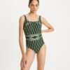 Printed Tank Swimsuit