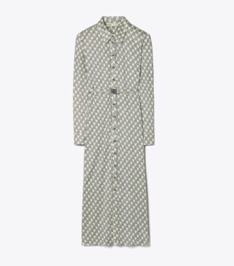 Printed Viscose Shirtdress Printed Viscose Shirtdress