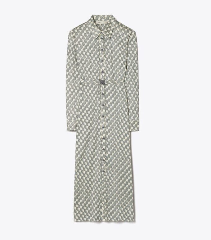 Printed Viscose Shirtdress Printed Viscose Shirtdress