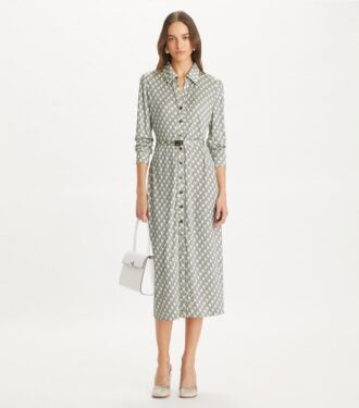 Printed Viscose Shirtdress Printed Viscose Shirtdress
