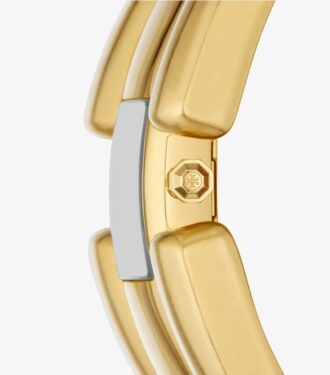 Puzzle Watch, Gold-Tone Stainless Steel, 15 X 19mm Puzzle Watch, Gold-Tone Stainless Steel, 15 X 19mm