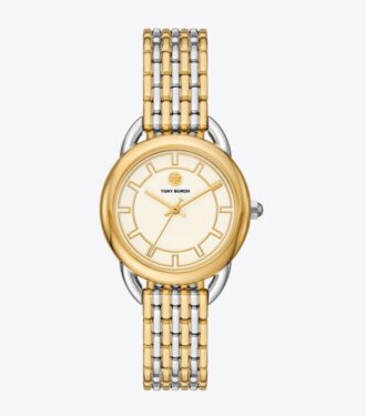 Ravello Watch, Two-Tone Gold/Stainless Steel/Ivory, 32 X 40 Mm Ravello Watch, Two-Tone Gold/Stainless Steel/Ivory, 32 X 40 Mm