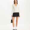Ribbed Viscose Henley Ribbed Viscose Henley