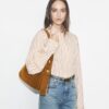 Romy Suede Shoulder Bag
