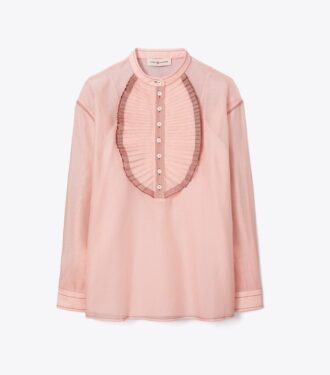Ruffle-Front Blouse