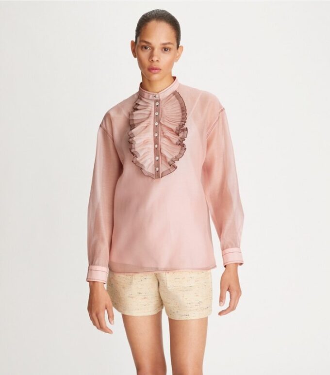 Ruffle-Front Blouse Ruffle-Front Blouse