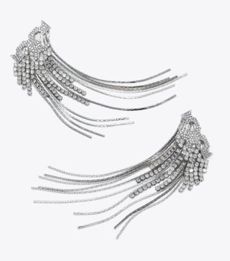Runway Pavé Serif T Earrings