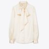 Satin Bow Blouse Satin Bow Blouse