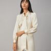 Satin Bow Blouse Satin Bow Blouse