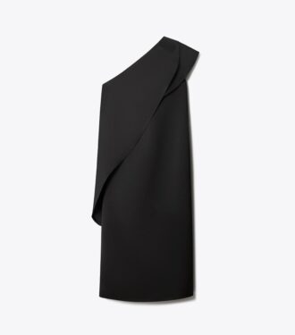 Satin Cape Dress