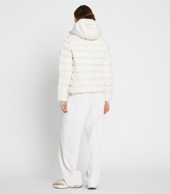 Satin Down Belted Jacket