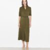 Satin Shirtdress Satin Shirtdress