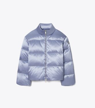 Satin Viscose Puffer Jacket