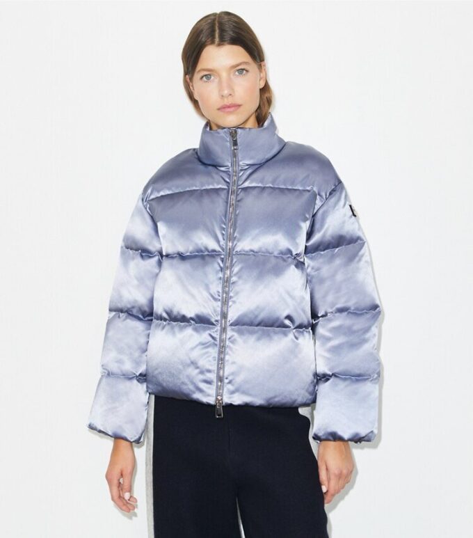 Satin Viscose Puffer Jacket