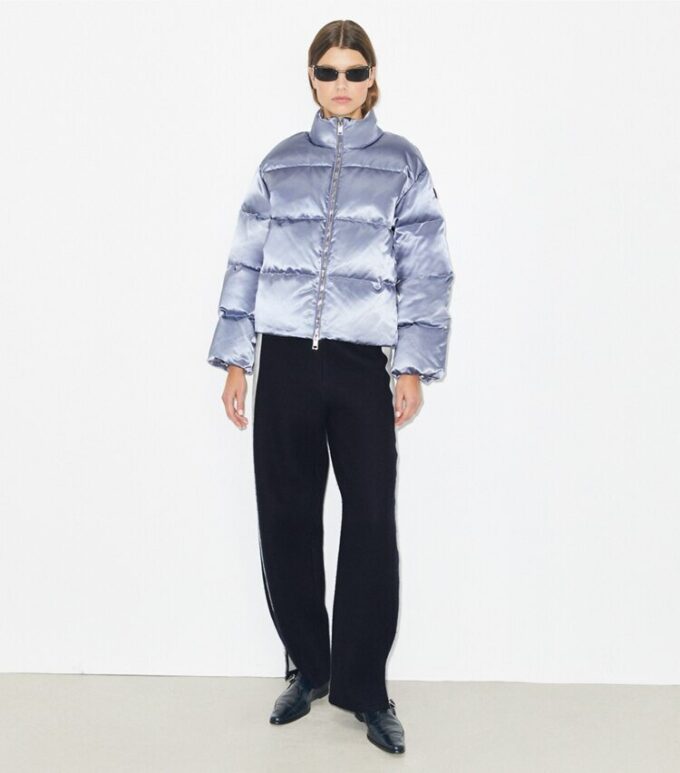 Satin Viscose Puffer Jacket