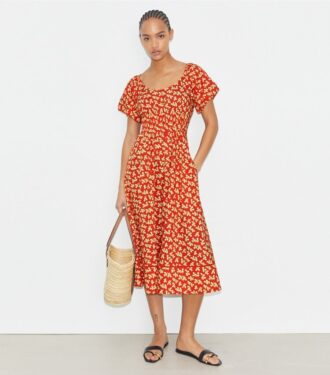 Scoop-Neck Dress