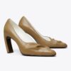 Sculpted Peep-Toe Pump