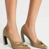 Sculpted Peep-Toe Pump