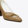 Sculpted Peep-Toe Pump