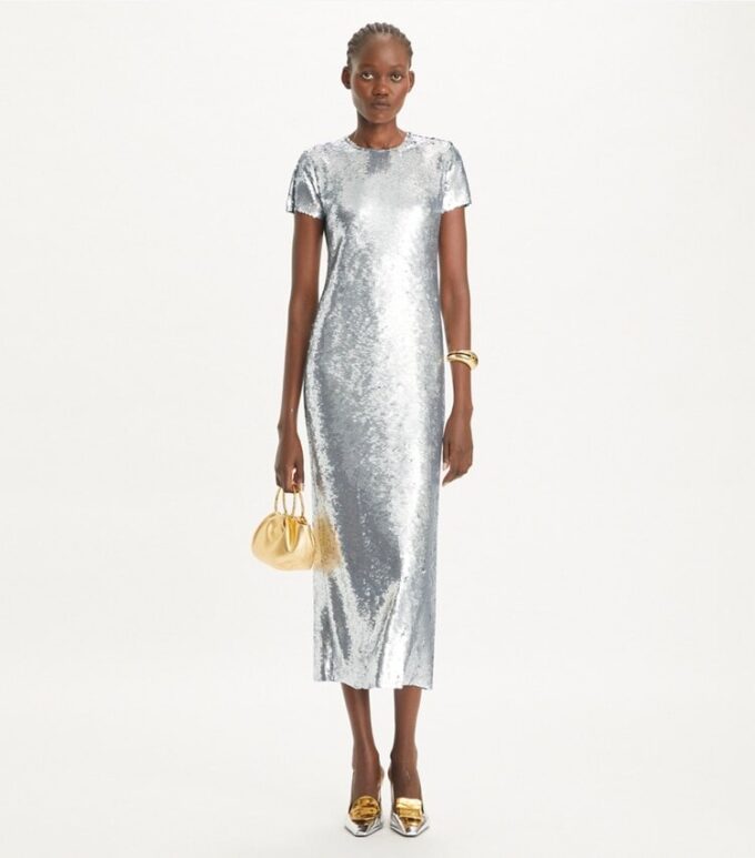 Sequined T-Shirt Dress Sequined T-Shirt Dress