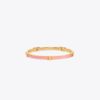 Serif-T Enameled Stackable Bracelet