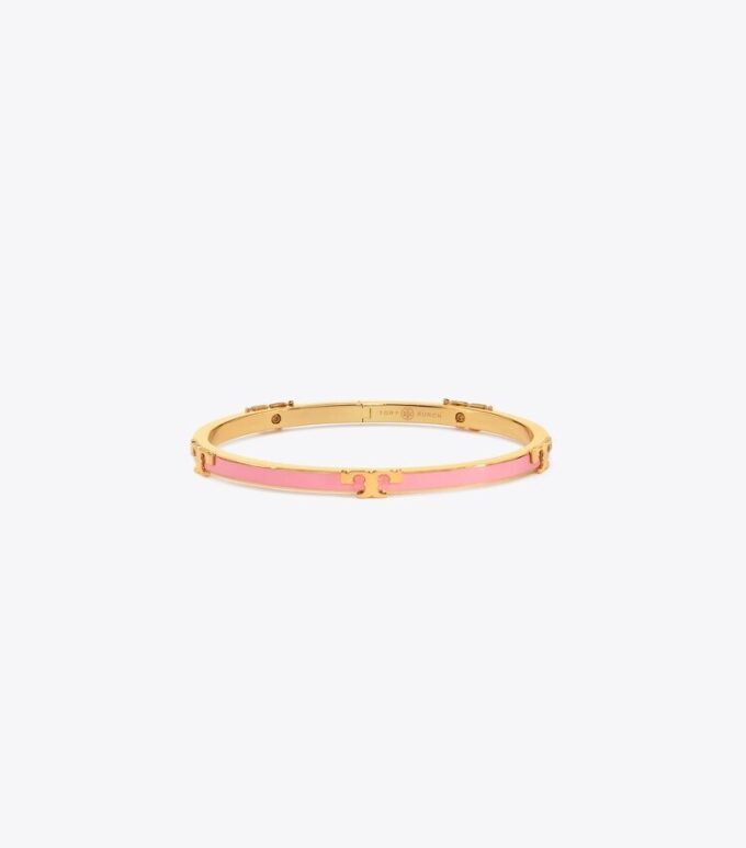 Serif-T Enameled Stackable Bracelet