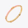 Serif-T Enameled Stackable Bracelet