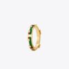 Serif-T Enameled Stackable Ring