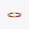 Serif-T Stackable Croc Embossed Bracelet