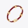 Serif-T Stackable Croc Embossed Bracelet