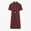 Short-Sleeve Pick Stitch Golf Dress Short-Sleeve Pick Stitch Golf Dress