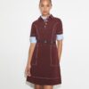 Short-Sleeve Pick Stitch Golf Dress Short-Sleeve Pick Stitch Golf Dress